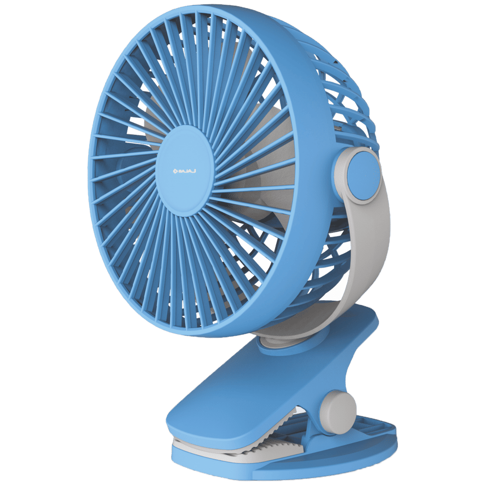 Buy BAJAJ Pygmy Mini 11cm Sweep 3 Blade Table Fan (USB Charging & 1800